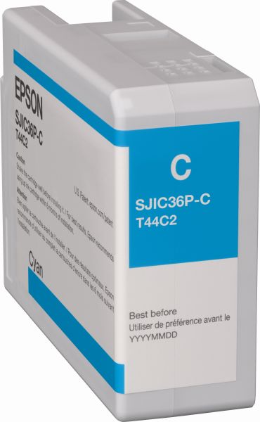 Epson Tintenpatrone, cyan, C13T44C240